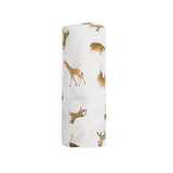 Little Unicorn Organic Cotton Muslin Swaddle ~ Animal Crackers