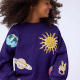 Molo Marika Sweatshirt 7-12 ~ Sparkle Space