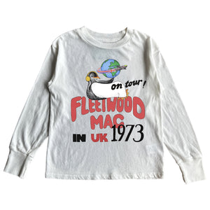 Rowdy Sprout Fleetwood Mac Penguin 1973 l/s Tee ~ Vintage White