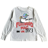 Rowdy Sprout Fleetwood Mac Penguin 1973 l/s Tee ~ Vintage White