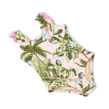 Shade Critters Baby Blush Tropics Fringe Back Swimsuit ~ Pink