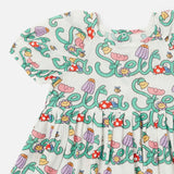 Stella McCartney Baby Girl Stella Lettering Dress w/ Bloomers ~ White Multi