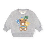 Huxbaby Party Hux Sweatshirt ~ Grey Marle