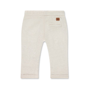 Babyface Baby Boy Linen Drawstring Pants ~ Stone