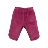Play Up Baby Heart l/s T-Shirt & Corduroy Pants Set ~ Natural/Beetroot