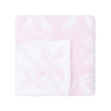 Angel Dear Chenille Blanket ~ Baby Pink Bows