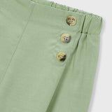 Mayoral Girls Flowy Sailor Pants 7-12 ~ Moss
