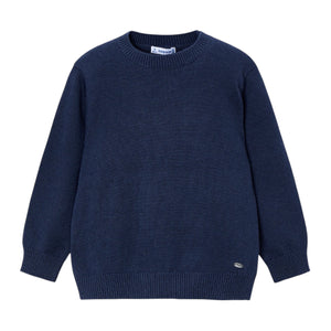 Mayoral Boys Basic Knit Crewneck Sweater ~ Blue