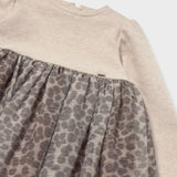 Mayoral Baby Girl Leopard Print Tulle Dress ~ Seed