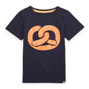 Appaman Boys s/s Tee ~ Pretzel/Navy Blue