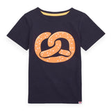 Appaman Boys s/s Tee ~ Pretzel/Navy Blue