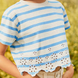 Molo Rosita s/s Top ~ Fresh Stripe