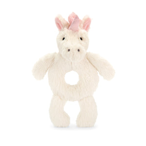 Jellycat Bashful Unicorn Ring Rattle