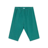 Petit Bateau Baby Bel Ete Print Sweatshirt & Gauze Pants Set ~ Cream Multi/Green