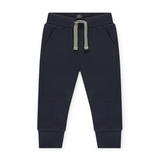 Babyface Boys Zip Hoodie & Sweatpants Set ~ Dark Blue/White