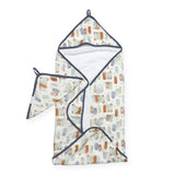 Loulou Lollipop Hooded Towel Set ~ Home Sweet Home