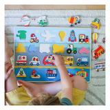 Djeco Puzzlo Vroom Wooden Puzzle