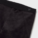 Mayoral Baby Girl Basic Velvet Leggings ~ Black