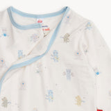 Magnetic Me Modal 3pc Kimono Set ~ Baby Beats Blue