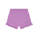 Babyface Baby Girl Sleeveless Peplum Top & Ruffle Shorts Set ~ Ivory/Purple