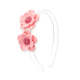 Lilies & Roses Camellia Flower Headband ~ Pink