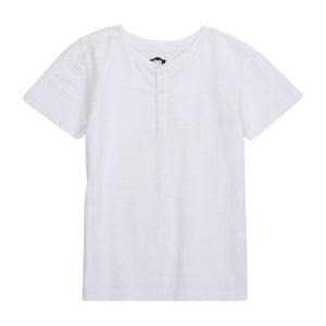 Appaman Boys Day Party Henley ~ White