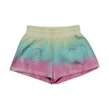 MIA New York Heart Sweatshirt & Shorts Set~ Rainbow Tie Dye