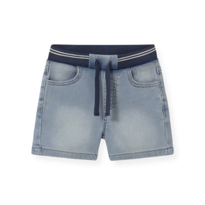 Mayoral Baby Boy Soft Denim Bermuda Shorts ~ Bleach