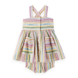 Stella McCartney Baby Pastel Striped Sleeveless Dress w/ Bloomer ~ Multi