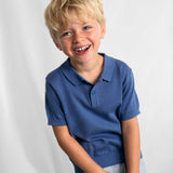 Mayoral Boys Knit s/s Polo ~ Indigo