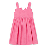 Mayoral Girls Flowers Jacquard Dress w/ Bows ~ Geranium