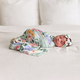 Posh Peanut Infant Swaddle & Headwrap Set ~ Erin