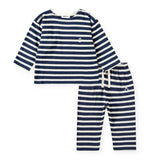 Molo Baby Edarko Top & Saxon Pants Set ~ Oceanic Stripe