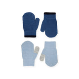 Molo Baby Kenny Mittens 2 Pack ~  Dusty Blue