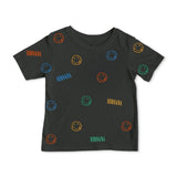 Rowdy Sprout Baby Nirvana Printed s/s Tee ~ Washed Black