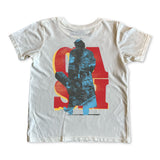 Rowdy Sprout Johnny Cash Silhouette s/s Tee ~ Vintage White