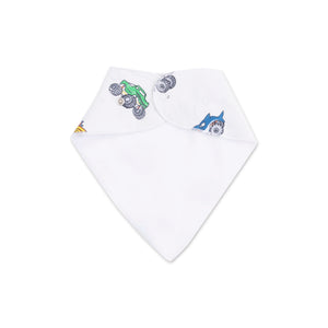Angel Dear Bandana Bib ~ Monster Trucks