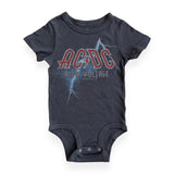 Rowdy Sprout AC/DC High Voltage s/s Onesie ~ Vintage Black