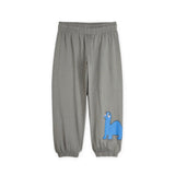 Mini Rodini Baby Dino Patch Sweatshirt & Sweatpants Set ~ Grey
