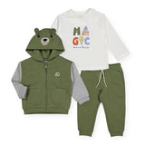 Mayoral Baby Boy 3pc Tracksuit Set ~ Forest