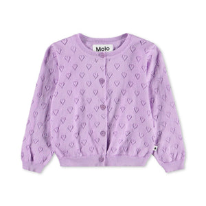 Molo Baby Gertrud Cardigan ~ Crocus Petal