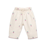 Play Up Baby Pineapple Print Woven Sleeveless Top & Pants Set ~ Natural
