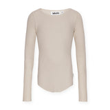 Molo Rochelle l/s Ribbed Top 7-12 ~ Whisper Pink