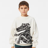 Molo Magni Sweatshirt ~ White Noise