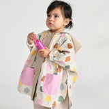 7am Rainwear Rain Poncho ~ Trees Beige