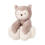 Elegant Baby Bedtime Huggie Blanket w/ Plush Toy ~ Owl