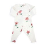 Oh Baby! Picking Daisies Print 2pc Set ~ Cream