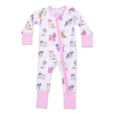 Angel Dear 2 Way Zipper Convertible Romper ~ Fancy Dogs