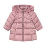Mayoral Baby Girl Long Hooded Puffer Coat ~ Orchid