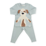 Oh Baby! Large Puppy 2pc Set ~ Sea/Natural